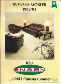 Svenska möbler 1982-83 frän ENGEN -  tuoteluettelo  20 sivua