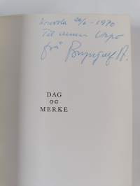 Dag og merke : Folkeleg tidsrekning og merkedagstradisjon (signeerattu, tekijän omiste)