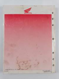 Honda service manual : 88-90 TRX300 Fourtrax/TRX300FW Fourtrax 4x4