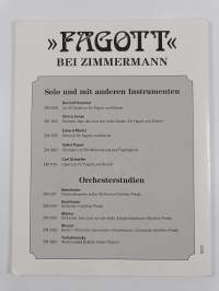 Übungen zur Perfektionierung des fagott spiels
