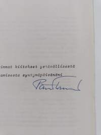 Kulttuuri ja kulttuurihistoria (signeerattu, tekijän omiste)