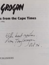 Grogan - Cartoons from the Cape Times : Fourth Collection 1996 (signeerattu)
