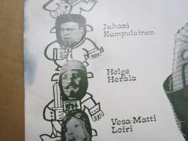 Noin seitsemän veljestä -elokuvajuliste, Filmituotanto Spede Pasanen, osissa mm. Danny, Vesa-Matti Loiri, Veikko Sinisalo, Simo Salminen, ym. HUOMAA VAURIOT