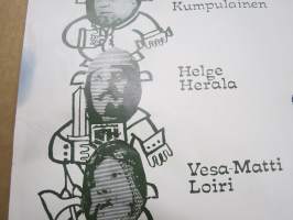 Noin seitsemän veljestä -elokuvajuliste, Filmituotanto Spede Pasanen, osissa mm. Danny, Vesa-Matti Loiri, Veikko Sinisalo, Simo Salminen, ym. HUOMAA VAURIOT