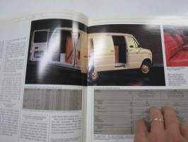 Ford Econoline and Aerostar vans 1989 -myyntiesite / sales brochure