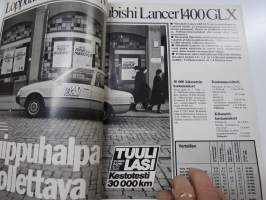 Mitsubishi Lancer -Tuulilasi 1980 nr 12 - 30 000 km kestotesti -eripainos