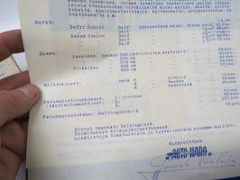Jouper-perävaunukippi + Volvo-Tiedote saatavilla olevista traktoreista ja muista maatalouskoneista - Auto-Haro (Kokkola-Ylivieska) -myyntiesite / brochure