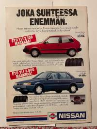 Auto uutiset 1988 nr 3 - Aro-Yhtymä Oy Asiakaslehti (Nissan, Chrysler)