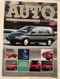 Auto uutiset 1989 nr 1 - Aro-Yhtymä Oy Asiakaslehti (Nissan, Chrysler), Nissan 200 SX uusi urheiluauto