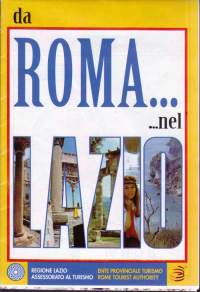 Kartta Roma nel Lazio, 1997. Sisältää Rooman keskustan kartan ja ympäristön. Koko 54 x 80 cm.