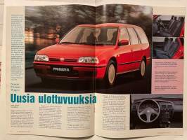 Auto uutiset 1991 nr 1 - Aro-Yhtymä Oy Asiakaslehti (Nissan, Chrysler), uusi Nissan Sunny