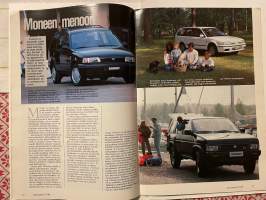Auto uutiset 1991 nr 2 - Aro-Yhtymä Oy Asiakaslehti (Nissan, Chrysler), Nissan 100NX, Nissan 200SX, Nissan Sunny Wagon, Chrysler ennakoi