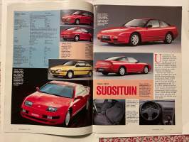 Auto uutiset 1991 nr 2 - Aro-Yhtymä Oy Asiakaslehti (Nissan, Chrysler), Nissan 100NX, Nissan 200SX, Nissan Sunny Wagon, Chrysler ennakoi