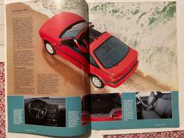 Auto uutiset 1991 nr 2 - Aro-Yhtymä Oy Asiakaslehti (Nissan, Chrysler), Nissan 100NX, Nissan 200SX, Nissan Sunny Wagon, Chrysler ennakoi