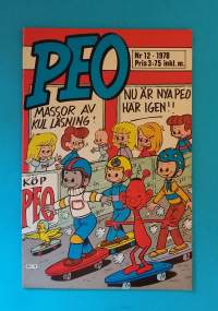Peo 12/1978.  (Sarjakuvat, ulkomaalaiset sarjakuvalehdet, sopiva keräilykappaleeksi)