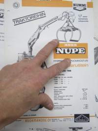Nummi Ässä Nupe hydraulinen puominosturi traktoreihin metsävarustein mali 5250 TMS -myyntiesite