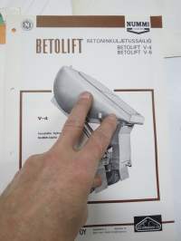 Nummi Betolift V-4, V-6 betoninkuljetussäiliö -myyntiesite