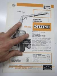 Nummi Ässä Nupe hydraulinen puominosturi 5250 -myyntiesite