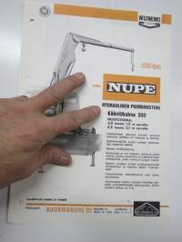 Nummi Iso Nupe hydraulinen puominosturi kääntökulma 360 astetta -myyntiesite