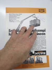 Nummi Uusi Pikku Nupe 3000 hydraulinen puominosturi kääntökulma 390 astetta -myyntiesite