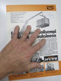 Nummi Uusi Pikku Nupe 3000 hydraulinen puominosturi kääntökulma 390 astetta -myyntiesite
