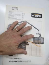 Nummi Uusi Pikku Nupe 3000 hydraulinen puominosturi kääntökulma 390 astetta -myyntiesite