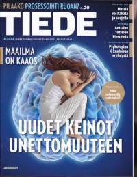 Tiede N:o 13/2023. Uudet keinot unettomuuteen. Maailma on kaaos. Pilaako prosessointi ruoan? Onko sukupuolia vain kaksi? Metsiä voi hakata ja suojella.