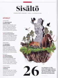 Tiede N:o 14/2023. Lääketieteessä 2024: Lihavuushoito, tekoäly, hermostimulaatio. Humalan voi mitata puheesta. Miltä Suomi näyttäisi ilman ihmisiä? Pimeät tähdet.