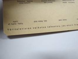 Aku Ankan Väritelevisio, 1 ohjelmaliuska -tilaajalahja 1960