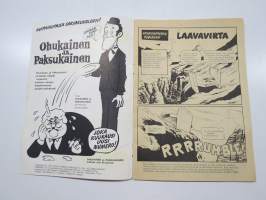 Matkalla avaruuteen 1966 nr 10 Robinsonit laavavirralla -sarjakuvalehti
