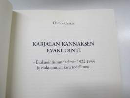 Karjalan kannaksen evakuointi - Evakuointisuunnitelmat 1922-1944 ja evakuointien karu todellisuus