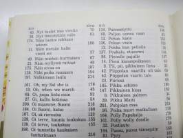 Tie musiikkiin - Musica  II, laulukirja nuotein, kaikki laulujen nimet näkyvät kohteen kuvissa