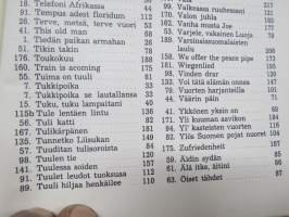 Tie musiikkiin - Musica  II, laulukirja nuotein, kaikki laulujen nimet näkyvät kohteen kuvissa