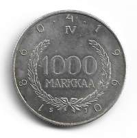 1000  markkaa  1960 hopeaa