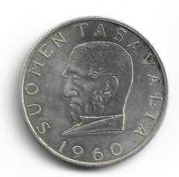 1000  markkaa  1960 hopeaa