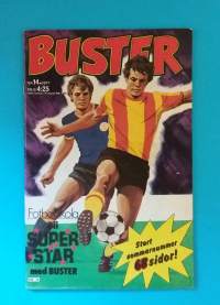 Buster 14/1977 - Stort sommarnummer - 68 sidor.  (Sarjakuvat, ulkomaalaiset sarjakuvalehdet, sopiva keräilykappaleeksi)