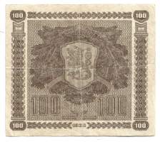 100 markkaa 1939 Litt D  seteli