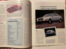 Volkswagen-Audi uutiset 1990 nr 1 -asiakaslehti, VW Jetta, Audi Coupe Quattro