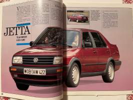 Volkswagen-Audi uutiset 1990 nr 1 -asiakaslehti, VW Jetta, Audi Coupe Quattro