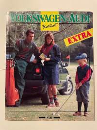Volkswagen-Audi uutiset Extra 1990 nr 4 -asiakaslehti, VW Transporter, Audi 80 V 16