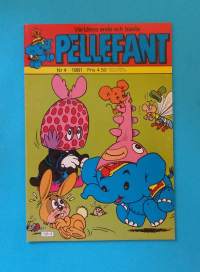 Pellefant 4/1981 - Väldens ende och bäste. (Sarjakuvat, ulkomaalaiset sarjakuvalehdet, sopiva keräilykappaleeksi, Pellefantti)