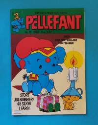 Pellefant 12/1980 - Stort julnummer 48 sidor i färg. (Sarjakuvat, ulkomaalaiset sarjakuvalehdet, sopiva keräilykappaleeksi, Pellefantti)