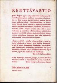 Kenttävartio, 1964.