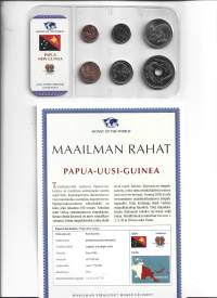 Papua Uusi Guinea    rahasarja  1 ftoea -5 toeaa 2004 - 2005 ulkomainen kolikko