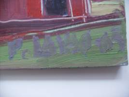 Pekka Laiho, öljy levylle ,sign P.Laiho -05 , 21x34 cm kehystämätön / Pekka Juhani Laiho ( s 1941 Kangasala),  STA:n koulu 1959-62