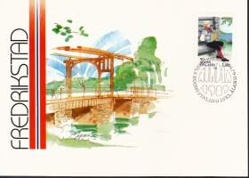 Postimerkkimessut/postimerkkinäyttely Fredrikstad - Nordia &#039;89 - 7.6.-10.6.1989. Ahvenanmaan merkki