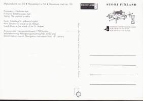 Maksimikortti N:o 50 : Päällikön hytti/Sukeltaja St. Mikaelin hylyllä v. 2001.