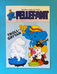 Pellefant 6/1983 - Pellefant och Anden i flaskan. (Sarjakuvat, ulkomaalaiset sarjakuvalehdet, sopiva keräilykappaleeksi, Pellefantti)