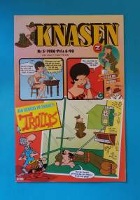 Knasen 5/1986 - Var beredd på skratt! Trollis. (Sarjakuvat, ulkomaalaiset sarjakuvalehdet, sopiva keräilykappaleeksi, Masi)