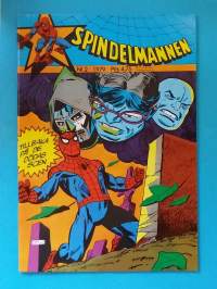 Spindelmannen 2/1979 - Tillbaka på dödas scen.  (Sarjakuvat, ulkomaalaiset sarjakuvalehdet, sopiva keräilykappaleeksi, Hämähäkkimies, Hämis)